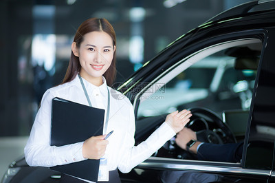 汽車銷售商務(wù)女性